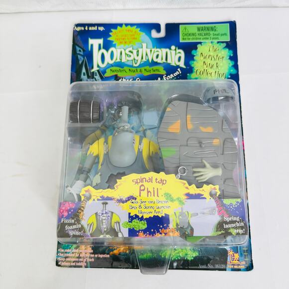 5 for $25| Toy Island Toonsylvania Spinal Tap Phil action figure 1998 - Picture 5 of 5